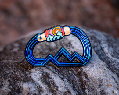 Carabiner Clip Enamel Pin