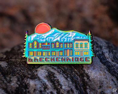 Breckenridge Town Enamel Pin