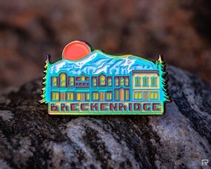 Breckenridge Town Enamel Pin