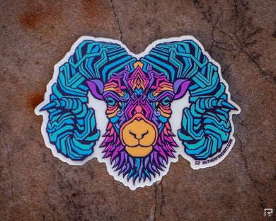 Cimarron Bighorn Sheep Vinyl Sticker