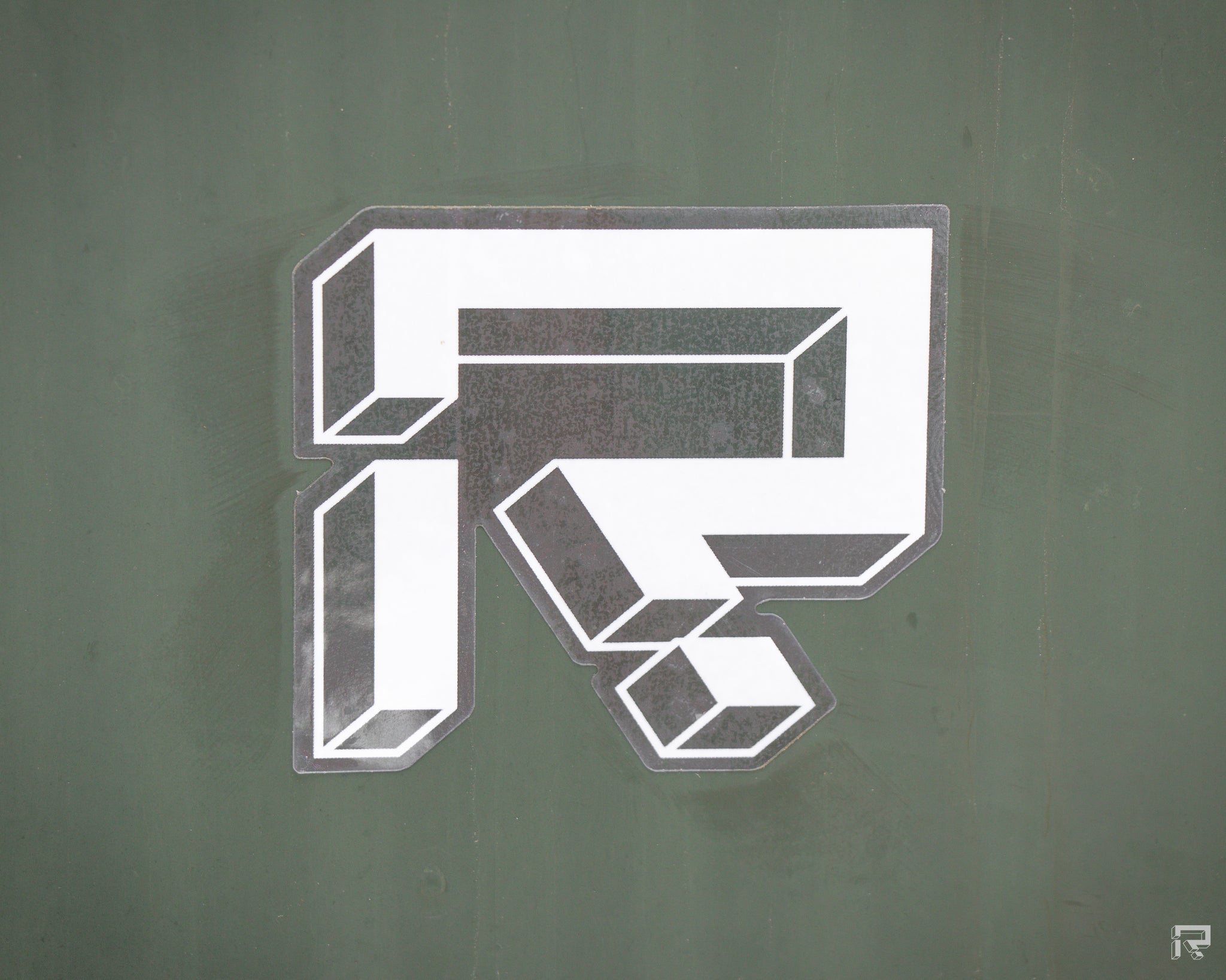Rrangeford R Logo Rutherford Logo Sticker – Rutherford Art